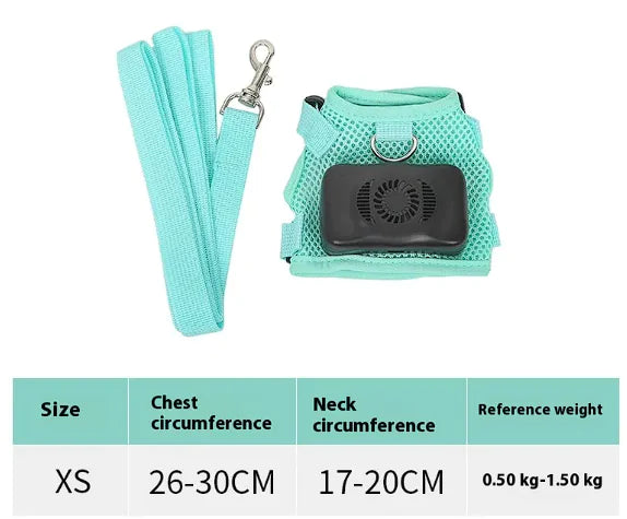 Pets Dog Vest Chest Strap Harness Air Conditioner Cooling And Breathable