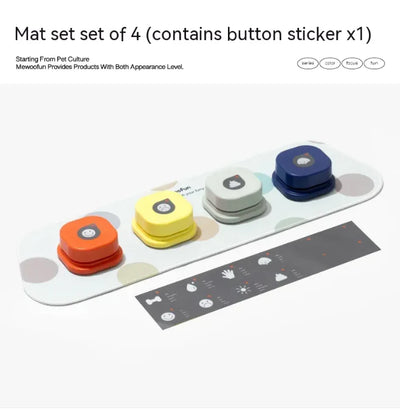 4 Colors Pet Communication Button One-click Talking Button Toy Cat Toy Pet Products