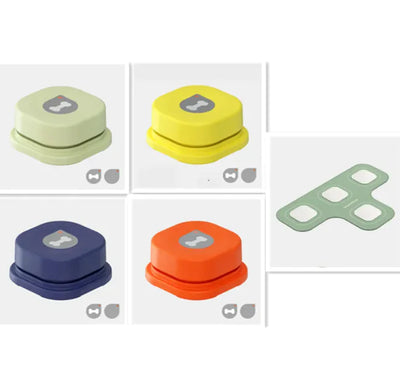 4 Colors Pet Communication Button One-click Talking Button Toy Cat Toy Pet Products